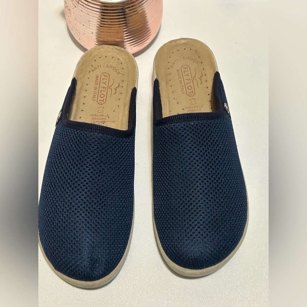 Women's Navy Slip-On Shoes